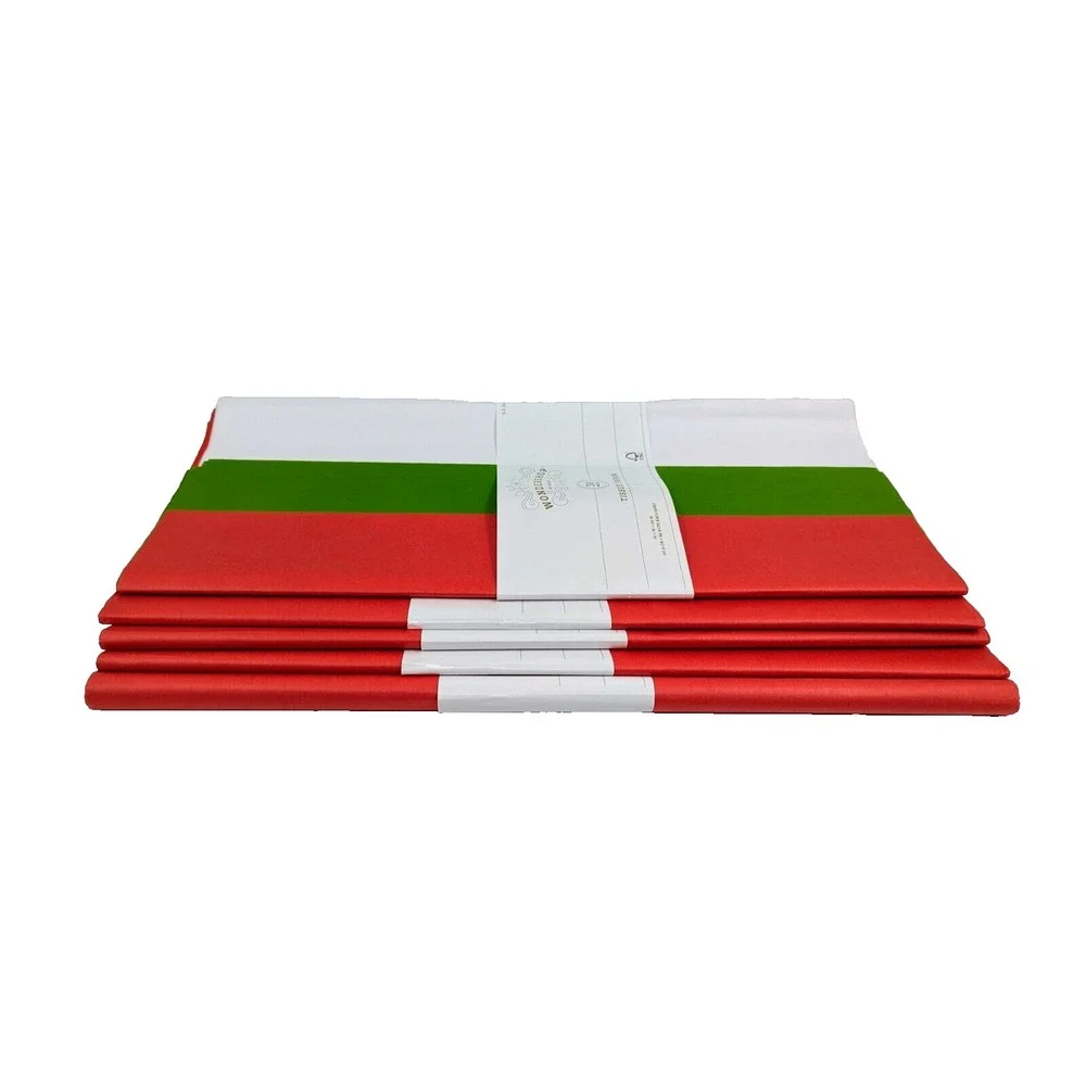 300 Sheets‎ Red Green White Christmas Tissue Paper 16.5x24